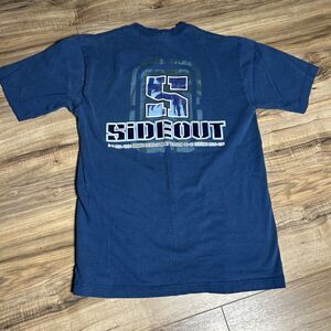 Vintage Sideout T Shirt Surf Skateboard Skate Snowboard Size M 1990 Y2k